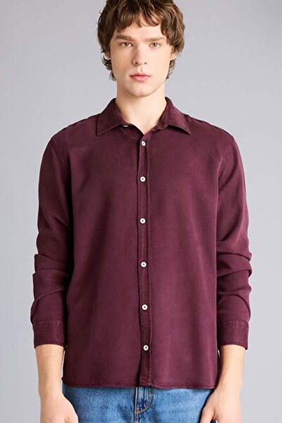 DeFacto Tencel Uzun Kollu Gömlek H1989AX26SP