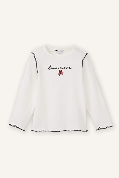 DeFacto Fitilli Kaşkorse Tişört Kız Bebek G8103A526SP