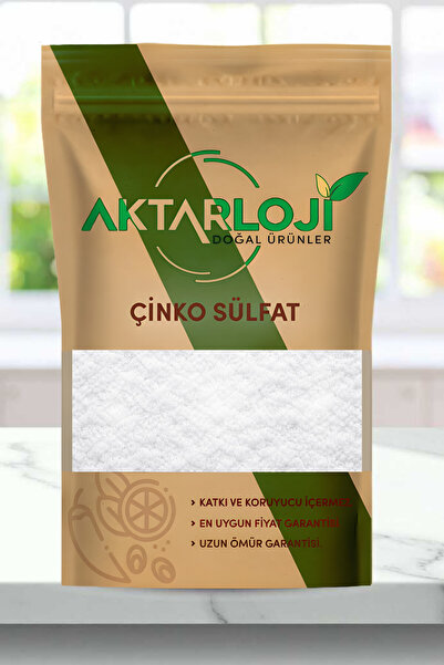 aktarloji 1 Kg Çinko Sülfat / Çinko Tuzu / Çinko Gübresi / Suda Erir