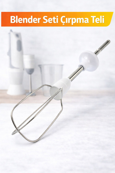 Arçelik Blender Seti Çırpma Teli , Çırpıcı Tel ** 1 Adet , Plastik Ve Çelik Y...