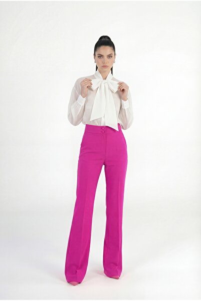 PEARL KREP KUMAŞ FLARE PANTOLON