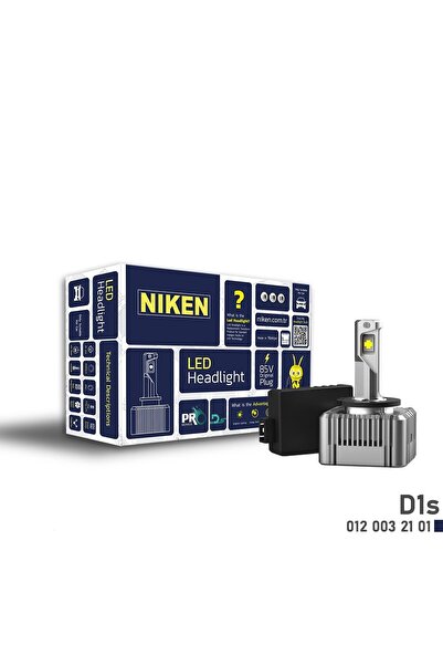 Niken D1s led xenon far aydınlatma seti şimşek etkili pro 7500lm 2 adet
