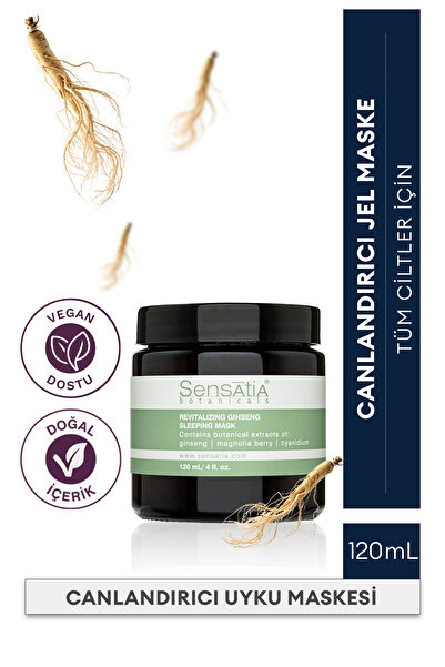 Sensatia Botanicals Sıkılaştırıcı Nemlendirici Doğal Uyku Maske - İnce Çizgi ...