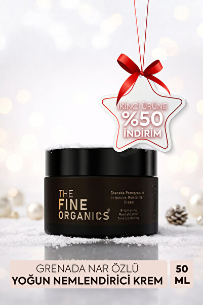 THE FINE ORGANICS Yoğun Nemlendirici Su Bazlı Yüz Kremi 48 Saat Etkili, Aydın...