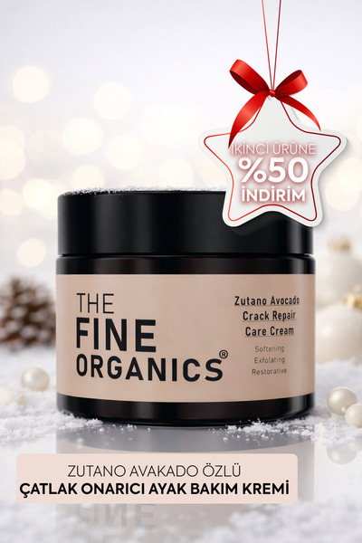 THE FINE ORGANICS Ayak ve Topuk Çatlak Kremi, Besleyici, Onarıcı, Zutana Avak...