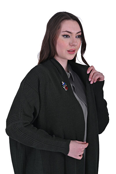 Invee Ζακέτα από μαλλί Yakut ΧΑΚΙ