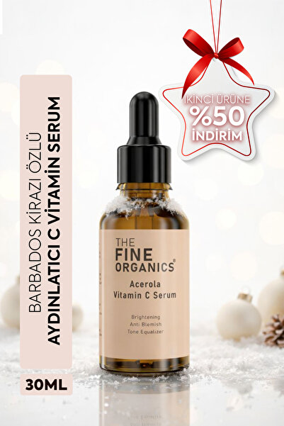 THE FINE ORGANICS Barbados Kirazı Özlü Aydınlatıcı Ve C Vitamini Serum 30ml
