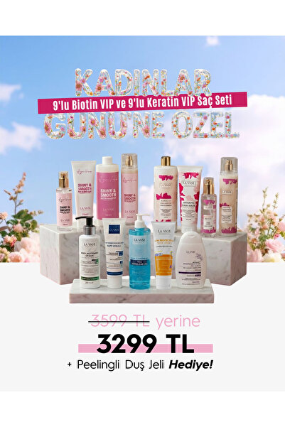 La Vase Biotin Vip Set + DUŞ JELİ HEDİYE