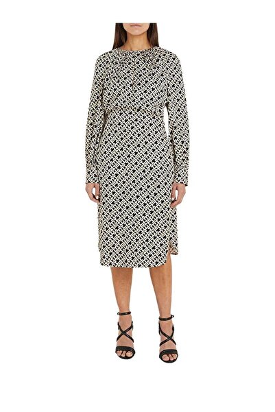 Tommy Hilfiger AMD FLUID WAISTED MIDI DRESS
