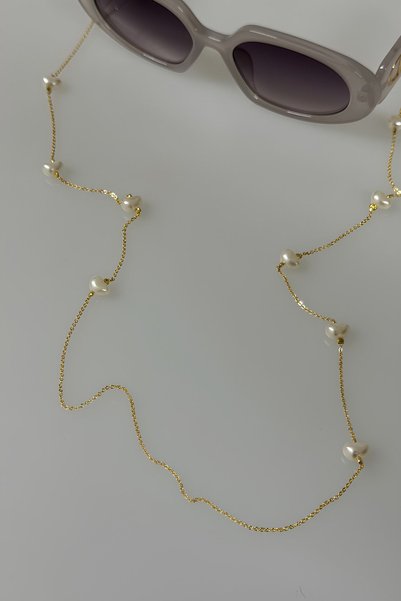 Della Pianto Colored Beads Special Design Glasses Chain