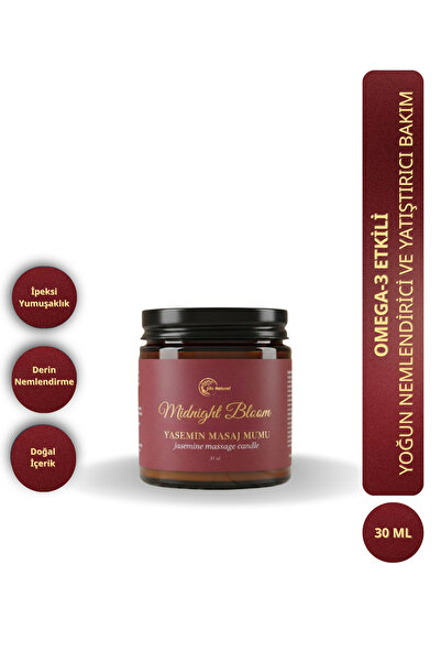 Şile Natural Yasemin Kokulu Masaj Mumu 30 ml Doğal Bitkisel Yağlı, Nemlendiri...