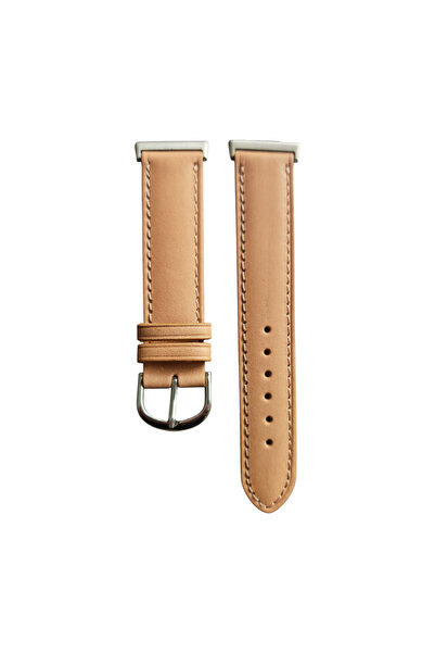 FirstModel Huawei Watch Fit 2 Uyumlu Hakiki Deri Kordon Kahve