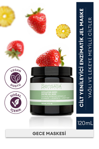 Sensatia Botanicals Yenileyici Sıkılaştırıcı Doğal Jel Maske 120ml - Exfoliat...