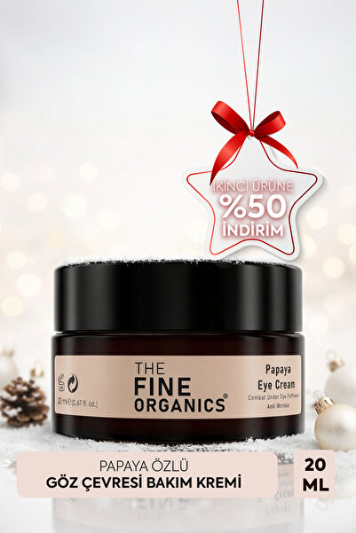 THE FINE ORGANICS كريم العناية بمحيط العين المضاد للتجاعيد والانتفاخ بخلاصة ا...