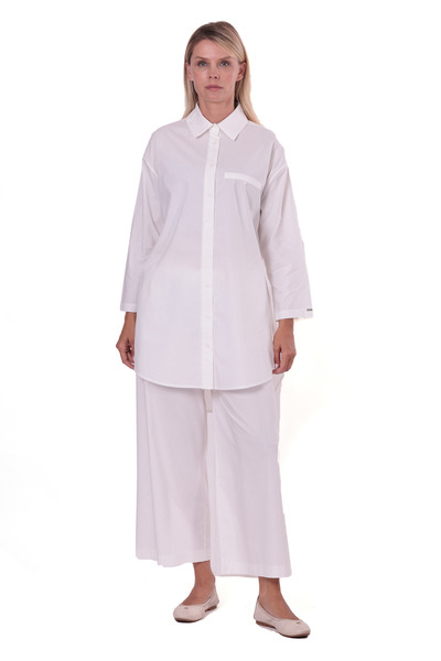 Invee Πουκάμισο Ημισελήνου ΛΕΥΚΟ