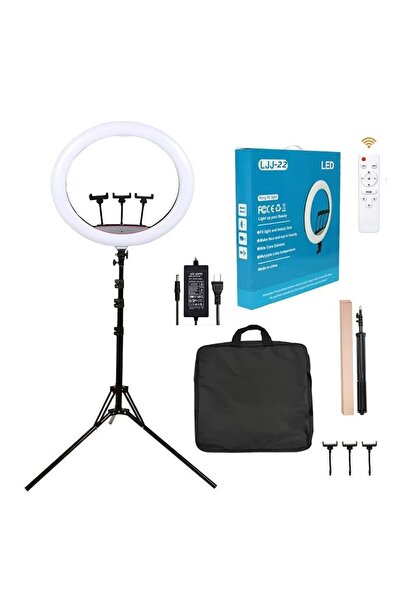 Sezy 22" 56 CM Ring Light Soft Işık Çantalı Youtuber Makyaj Çekimleri Kuaför ...