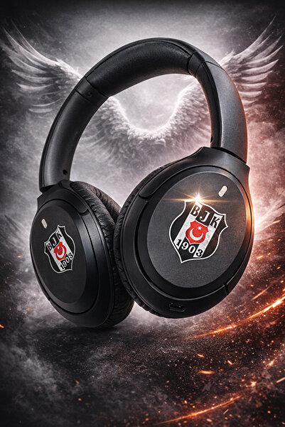 Beşiktaş Lisanslı Bandrollü Kablosuz Kafaüstü Kulaklık – Kartal Kanatlarında ...