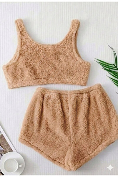 Es Sport Kadın Peluş Atlet Ve Şort Takımı