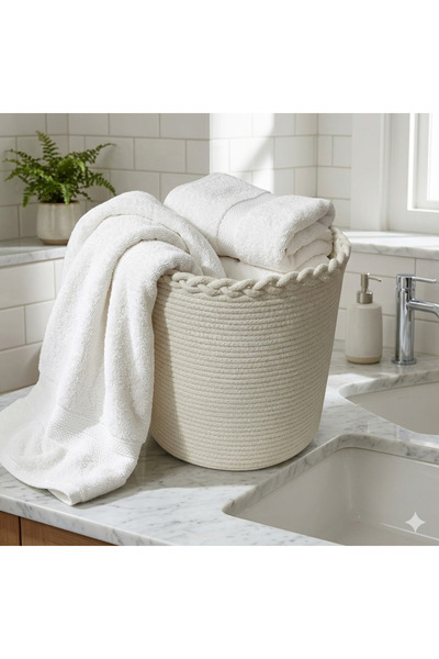 bayram taşcıoğlu home desing سلة تنظيمية 30*30، أزرق بلون الكوبالت قطعة