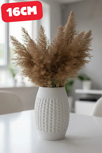 Genç 3D Vază lungă Örgü cu model |   Vază înaltă tricotată |   Decor modern p...