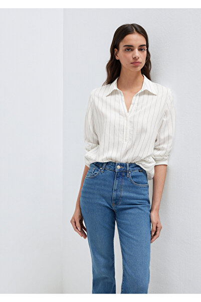Mavi Striped White Blouse 1211427-83485