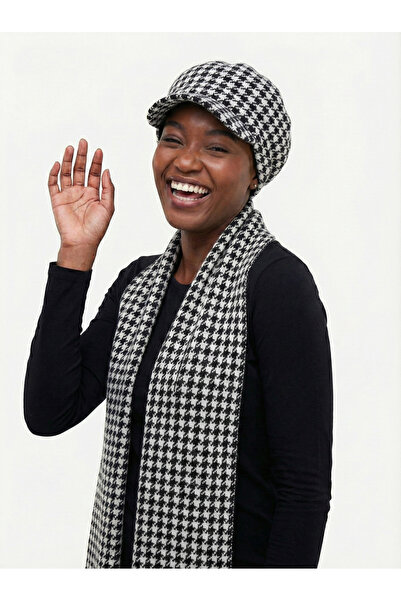 elysianfidan Wool Cap Hat Scarf Ready-To-Wear Turban Hijab Bonnet Beanie Medi...