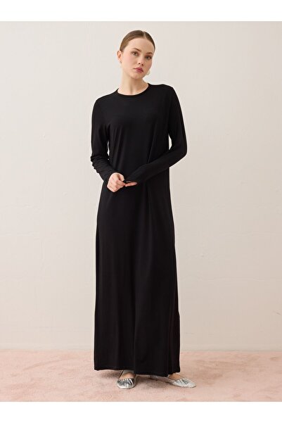 Refka Φόρεμα Hijab Benin με ύφασμα βισκόζης - Μαύρο - Benin