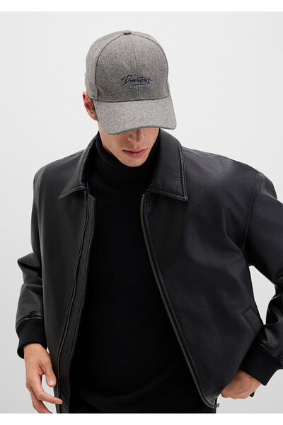 Mavi Downtown Embroidered Gray Hat 0911924-24386