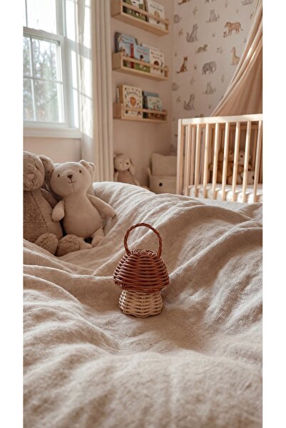 HAKİCİ Rattan Bambu Çıngırak / Marakas Bebek Hediyesi, Sağlıklı Oyuncak, Bebe...