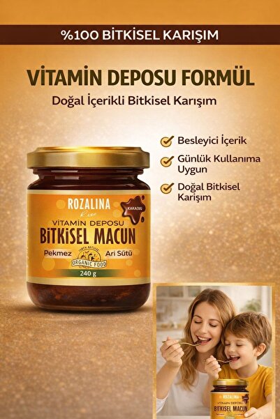 Rozalina Rise Pekmez, Arı Sütü Bal Ve Vitamin deposu Macun