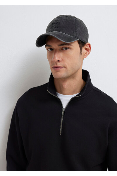 Mavi Embroidered Anthracite Hat 0911886 -34314