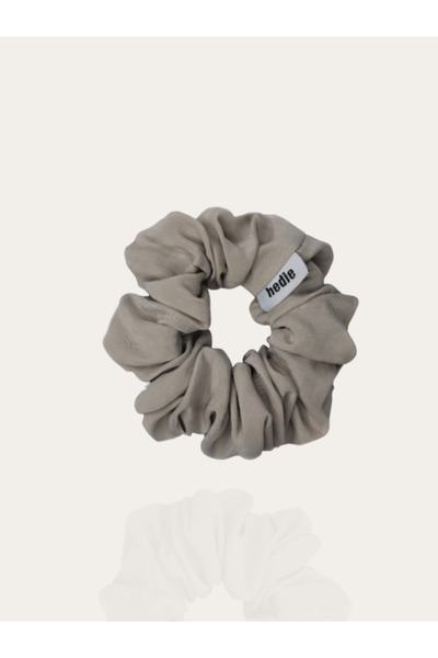 Alba Sand Vegan İpek (%100 Cupro) Scrunchie - Saç Kırılma Karşıtı, İz Yapmayan Lüks Saç Tokası