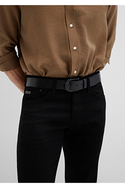 Mavi Black Leather Belt 0911647 -900