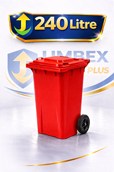 UMBEX PLUS UMBEX Plastik Çöp Konteyneri 240 Litre Konteyner - A+ Isıya Dayanı...