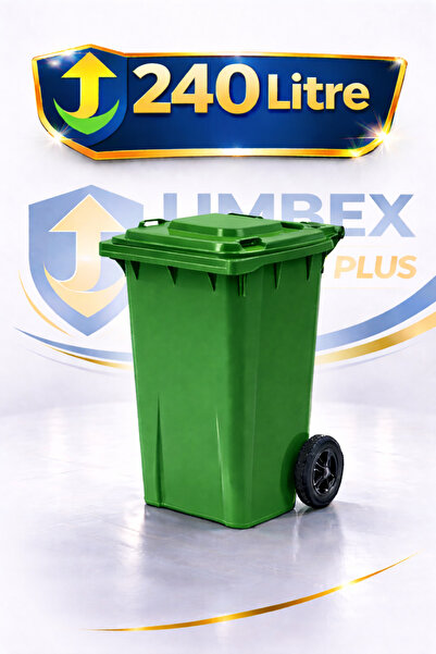 UMBEX PLUS UMBEX Plastik Çöp Konteyneri 240 Litre Konteyner - A+ Isıya Dayanı...