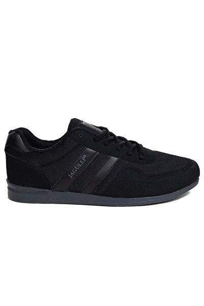 Kids Club Shoes حذاء رياضي Jagulep 2202 بنعل رفيع للجنسين باللون الأسود