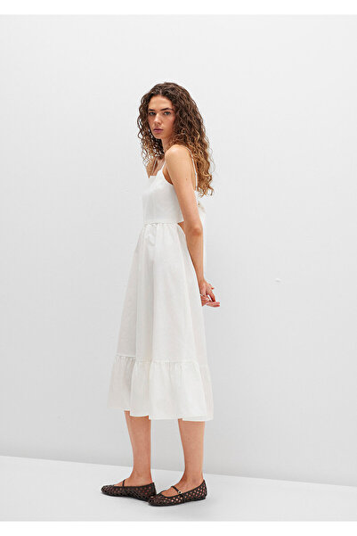 Mavi White Dress with Back Detail 1310804-70057