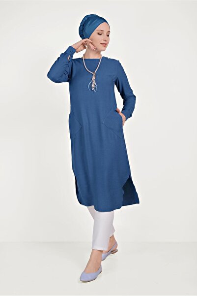 Alvina Asymetric Cut Pocket Tunic 40484