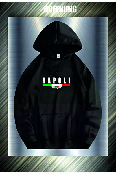 HOFFNUNG unisex Pamuk lu Oversize kroj NAPOLI HOFFNING Štampano Sa kapuljačom...