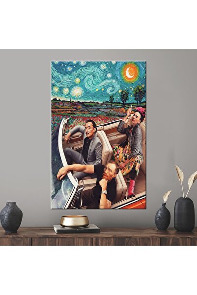 Kayra Export 1 Parça Kanvas Tablo, Ünlü Duvar Dekoru, Frida Kahlo Sanat, Van ...