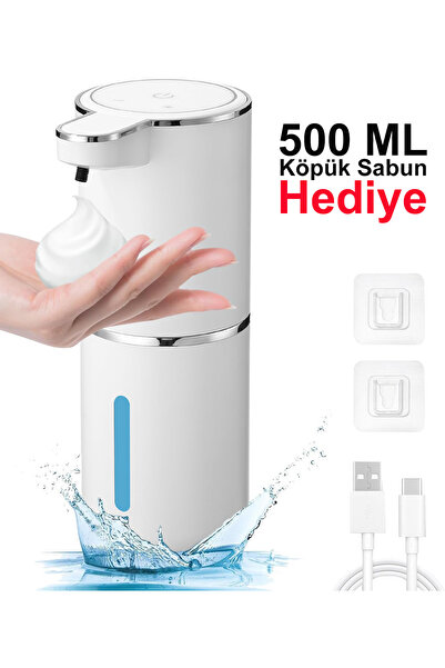 Greentech Sensörlü USB Şarjlı Köpük Sabunluk / GT-SD03