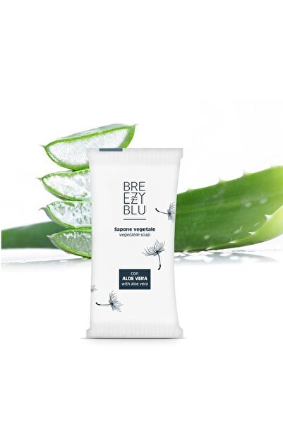 Breezy Blu Hotel Soap 10 gr, BREEZY BLU, with Natural Aloe Vera Extracts, pac...