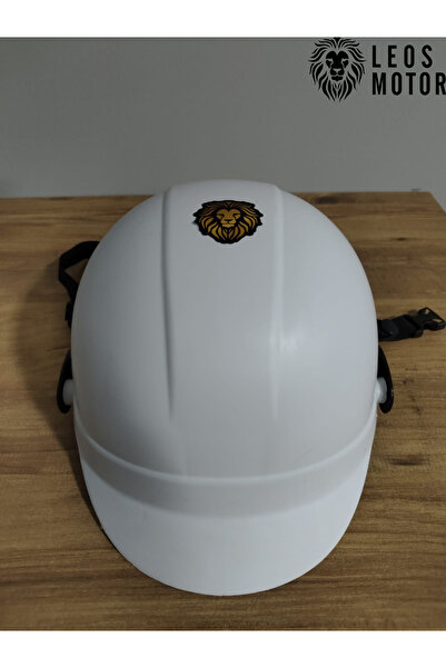 Leos -JOKEY KASK-CAMSIZ MODEL-BEYAZ RENK-