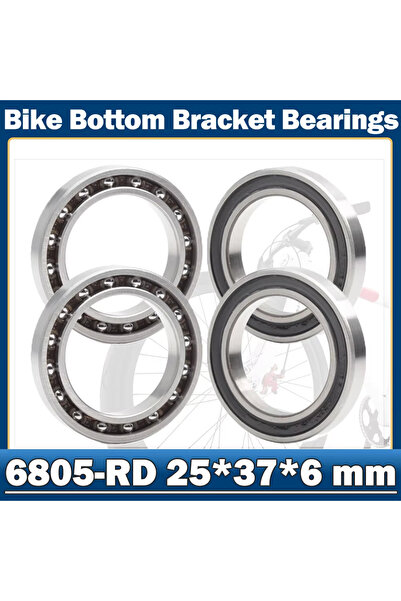 Choice 4PCS 6805-RD 25*37*6 mm Bicycle Bottom Bracket Bearings for BB/Hubs/Pi...