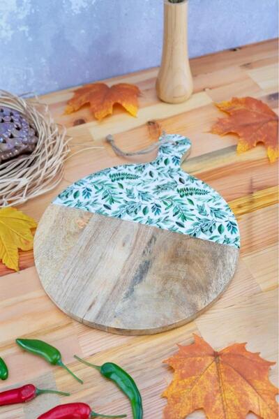 Bambum كانغورا - لوح تقطيع دائري من خشب المانجو