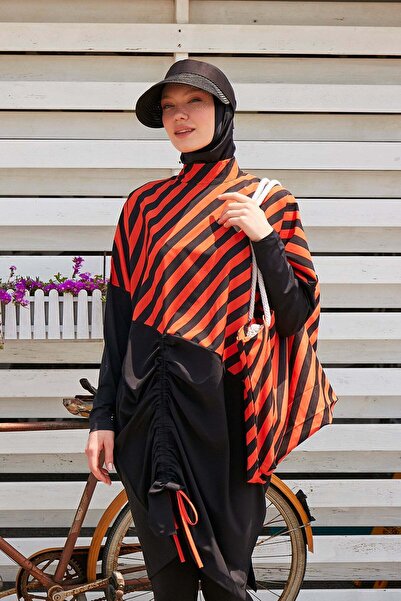 Marina C2307 Model Black Prugasto Beach Torba st