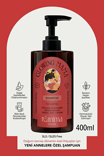 Reanima Glowing Mama Doğum Sonrası İhtiyaçları İçin Formüle Edilmiş Dökülme K...