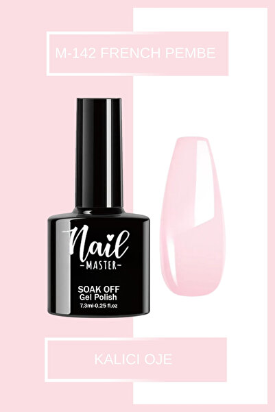 Nail Master M142 Kalıcı Oje 7,3ml French Pembesi Orta
