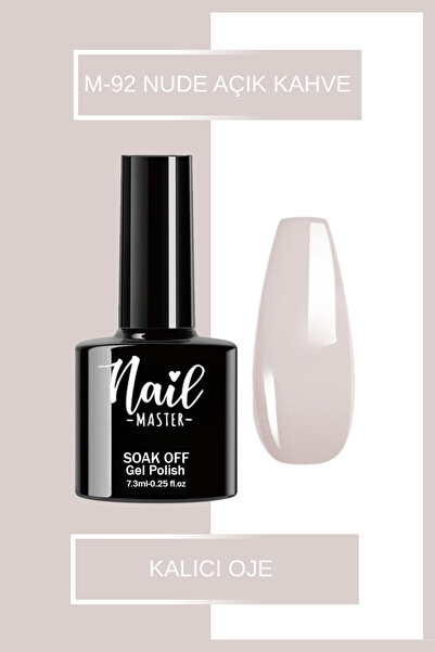Nail Master M92 Kalıcı Oje 7,3ml Nude Açık Kahve