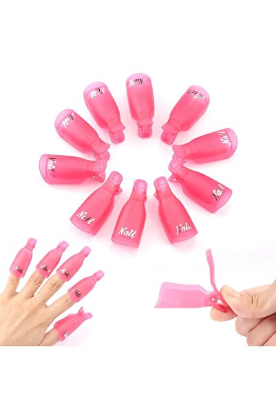 MOZIUR Kalıcı Oje Çıkarıcı Tırnak Mandalı 10 Adet